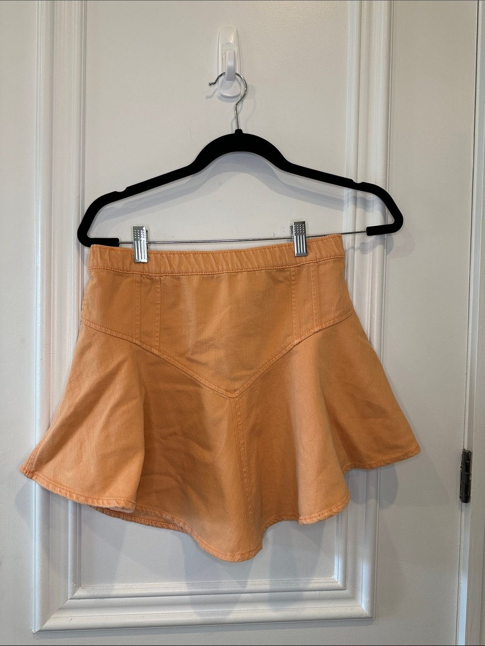 aerie Peach Mini Skater Skirt